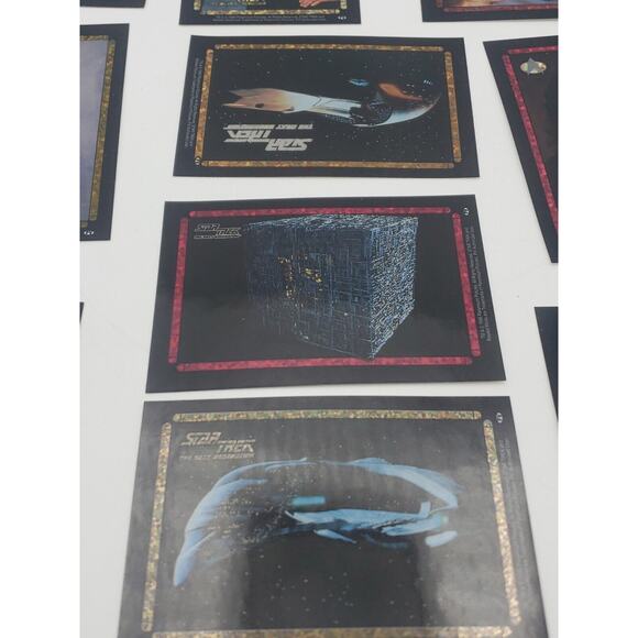 1996 90s STAR TREK LOT OF 10 VENDING MACHINE STICKER PRISM PICARD SPACESHIP - Picture 9 of 10